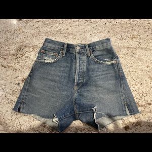 Agolde Dee Ultra High-Rise Shorts